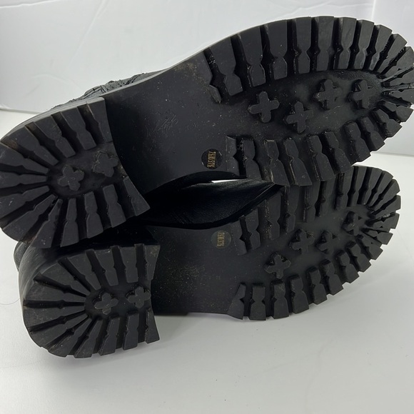 Lord & Taylor Black Leather Ankle Booties - Picture 7 of 9